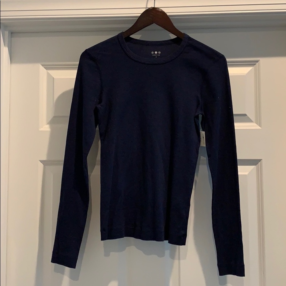 NWT Three Dots L/S Crewneck